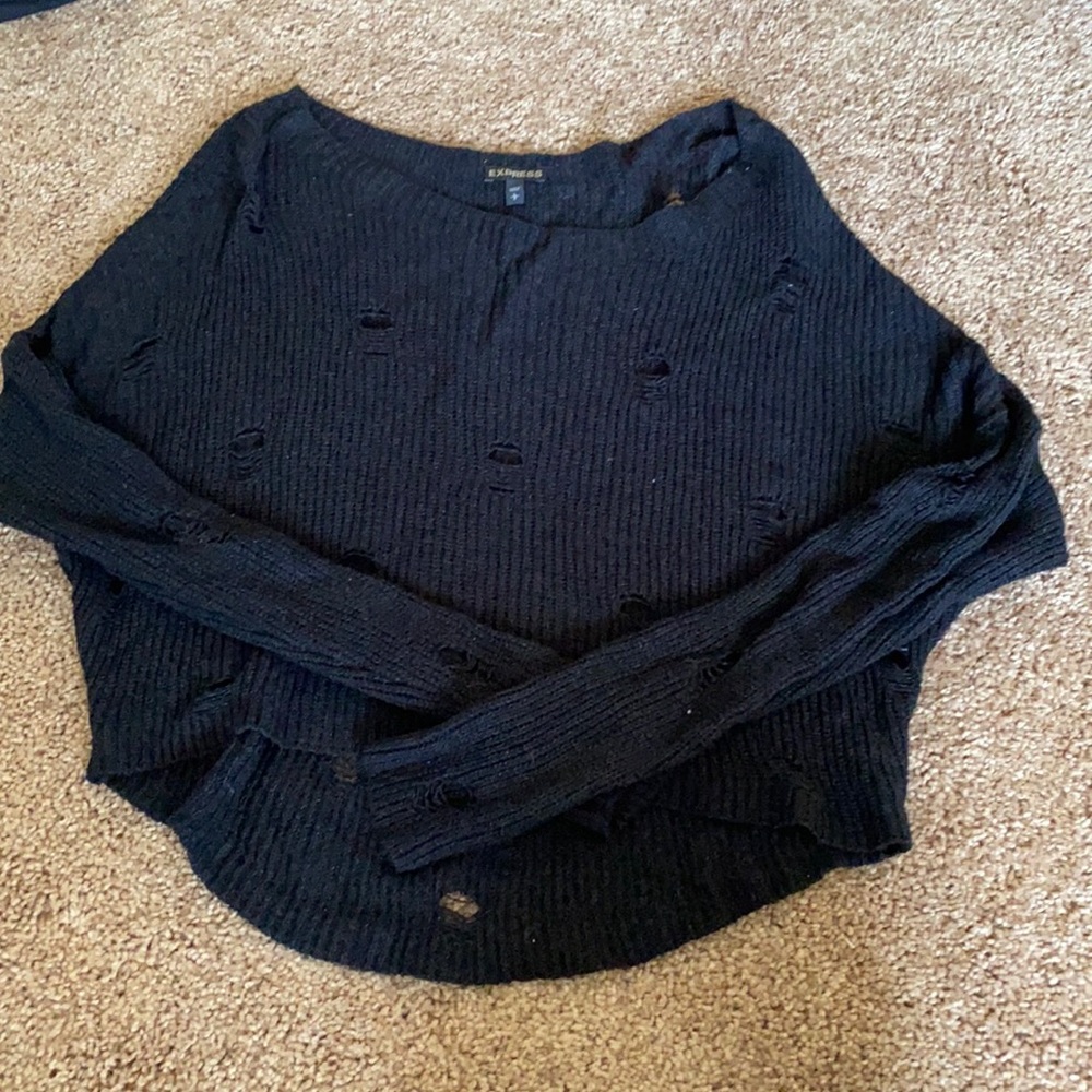 Express Black Hole Sweater